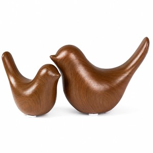 Rustic Hand-Carved Acacia Wood <b>Tortoise</b> Figurine - Wholesale B2B - Product Image 3