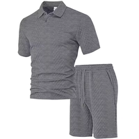Ensemble de t-shirts pour hommes en tricot respirant DHL, nouvelle collection été, tenues décontractées à manches courtes