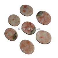 Piedra de Ágata Natural para el Pulgar, Piedra de Alivio de Ansiedad, Cristal Tallado Pulido para Sanación, Meditación, Reiki, Venta al Por Mayor