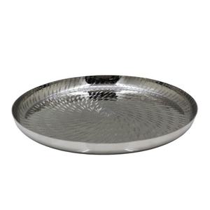 <b>Marble</b> Edge Stainless Steel Round Tray Classic Design 400 Mm Reusable Table Decoration Eco-Friendly Unique Reusable Coaster <b>Set</b> - Product Image 3