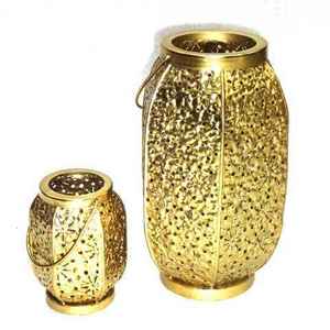 Support de bougie en fer avec base en marbre - Décoration d'intérieur artisanale, durable et écologique - Product Image 3