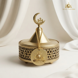 Ensemble de 3 mini-bols dorés gaufrés avec couvercles, texture ananas, contenants de luxe pour bonbons, noix et dattes, vaisselle islamique, cadeau - Product Image 3