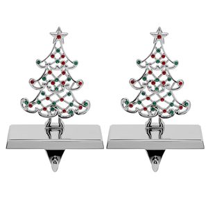 Soporte de hierro fundido para calcetines navideños, colgadores rústicos de metal con diseño de muñeco de nieve y árbol de Navidad para chimenea, gancho para calcetines de chimenea al por mayor en venta - Product Image 6