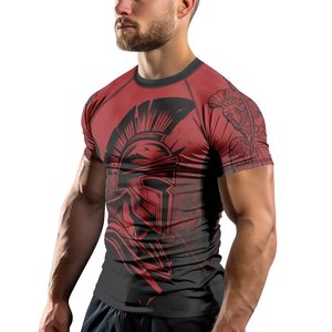 OEM Custom Unisex Rashguard UPF 50 Sublimation UV Protection Performance Fabric Breathable <b>Compression</b> Wholesale OEM Wholesale - Product Image 3