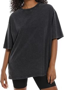 T-shirts d'été pour hommes respirants et à séchage rapide, style streetwear, col rond, manches courtes, tissu jersey 100% coton, coupe classique, uni - Product Image 3