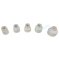 Tasse de soudage à l'argon blanc en céramique Tig 10 #12 #14 #16 #20 # pour WP9/17/18/20/26 différentes tailles fournitures de soudage et de soudage