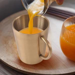 Tasse à café de luxe à double paroi en acier inoxydable superposée, très demandée, améliore la présentation du café, matériaux de qualité supérieure - Product Image 3