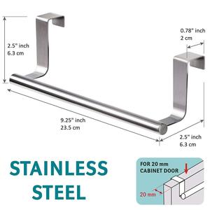 Support à serviettes moderne en acier inoxydable avec fixation par perçage pour décorer votre salle de bain, polyvalent, idéal comme cadeau ou pour le rangement de vaisselle dans la salle de bain - Product Image 2