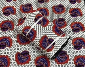Tissu en coton peigné écologique imprimé wax africain à motif batik, tissé pour vêtements de filles, robes, chemises et articles de mode - Product Image 1