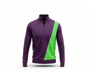 Wholesale Custom Quarter Zip Jacket for Football Teams for <b>Men</b> Women Youth Sportswear Quick Dry Team <b>Pullover</b> - Product Image 3