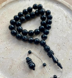 Rosario Islámico de 33 Cuentas, Misbaha Turca del Golfo, Tasbih de Oración, Tallado en Cuerno de Búfalo Blanco, Artesanía Natural para Musulmanes - Product Image 5