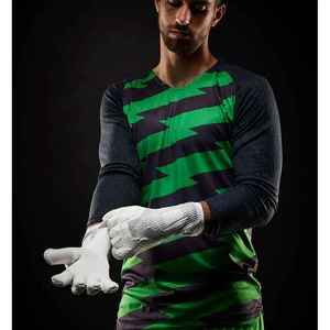 Gants de sport d'extérieur blancs, paume antidérapante, style classique, équipement de football - Product Image 2
