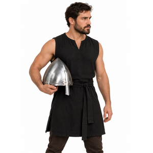 Casco Medieval Arméte, Casco Nasal Normando, Réplica Artesanal de Armadura Metálica para Recreaciones Históricas y Coleccionistas - Product Image 1