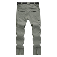 Pantalon de randonnée léger et imperméable 10 000 mm pour homme, avec fermeture éclair, en coton élastique, résistant à l'usure, respirant et à séchage rapide pour l'automne