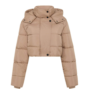 High Quality Outdoor <b>Jacket</b> Winter Wear Warm Casual Women <b>Cropped</b> <b>Puffer</b> <b>Jacket</b> Lightweight Windproof New Latest Fashion - Product Image 5