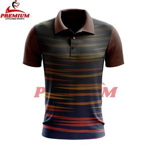 Camiseta Polo de Manga Corta Sublimada con Patrón Sólido, Camisetas Polo Sublimadas a la Moda, Logotipo Bordado Personalizado al por Mayor - Product Image 6