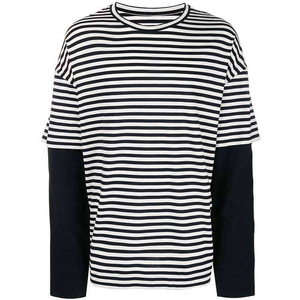 Nuevas Camisetas de Doble Capa con el Mejor Material, Logotipo Personalizado, Camiseta de Manga Larga, Impresión DTG de Alta Calidad, Doble Capa - Product Image 1