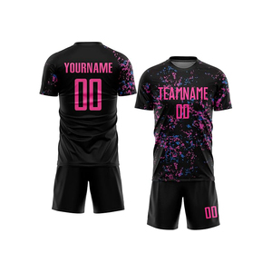 Custom <b>Soccer</b> Uniform Set Sublimated Jersey Shorts Team Kit 100% Polyester Moisture Wicking Adult Crew Neck Unisex - Product Image 1