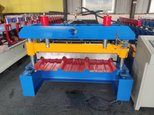 도매 자동 골판지 아치 강철 지붕 시트 모터 및 펌프 840/988 IBR 지붕 시트 만들기 기계 PPGI 원시 - Product Image 2