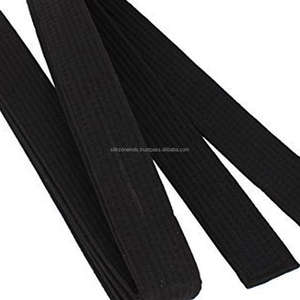 เข็มขัดศิลปะการต่อสู้แบบกำหนดเองสีทึบสำหรับผู้ใหญ่และเด็กเข็มขัดคัดเกรดผ้าฝ้ายขายส่งสำหรับเทควันโดจู-ยิตสูยูโด - Product Image 4