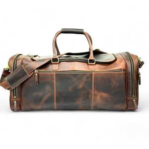 กระเป๋าเดินทางหนังแท้สำหรับผู้ชายรุ่นใหม่ล่าสุด กันน้ำ ราคาถูก ขายออนไลน์ - Product Image 3