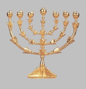 Chandeliers Menorah Exclusifs de Luxe, Décoration Religieuse Artisanale en Métal, Centre de Table Élégant pour Dîner - Product Image 2