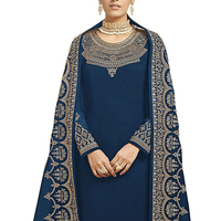 Robe de soirée pour femme, nouvelle collection, best-seller, élégante, écologique, taille naturelle, style pakistanais traditionnel, avec dentelle, 100% coton