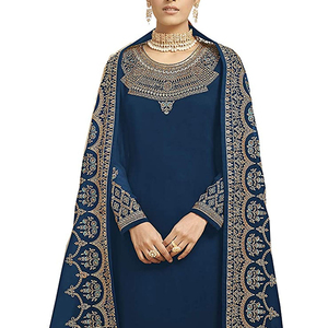 Vestido de Fiesta de Diseño Tradicional Pakistaní, Elegante y Moderno, para Mujer, Precio de Fábrica, Vestido Bordado para Mujer - Product Image 1