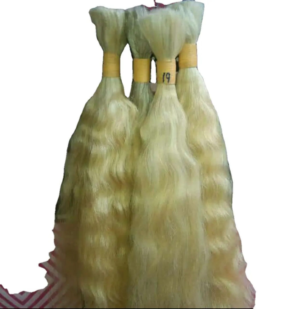 Online Buy Raw Virgin Human Hair Bulk Wholesale Price Bulk Human Hair Extensions 100% Unprocessed Bulk Hair In India