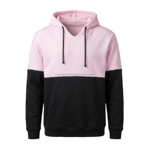 เสื้อฮู้ดดี้ผ้าฟลีซสีชมพู-ดำ แบบยูนิเซ็กซ์ สั่งทำได้ 100% ผ้าฝ้าย เป็นมิตรกับสิ่งแวดล้อม ระบายอากาศได้ดี พิมพ์ลายดิจิทัล สำหรับฤดูร้อน ปักลายเทคนิค สำหรับผู้ชาย - Product Image 1