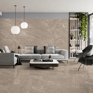 Carreaux de porcelaine Dante Brown 600x1200mm, finition polie, carreaux de sol et de mur de qualité supérieure pour les espaces intérieurs modernes - Product Image 1