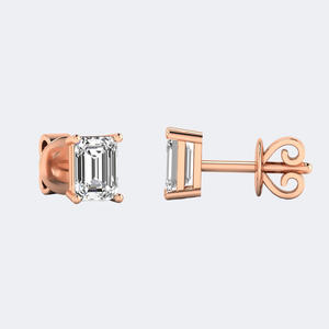 Pulseras de Oro con Certificado IGI, Corte Esmeralda, 1.00 CTW de Peso Total, Sintéticas, Cultivadas en Laboratorio, Regalo para Aniversario, Compromiso, Boda, Fiesta - Product Image 3