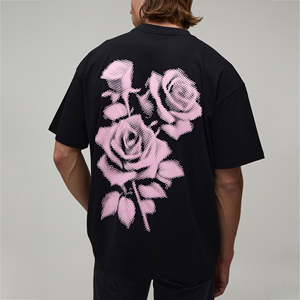 Camiseta Gráfica para Hombre con Estampado Serigrafiado, Personalizada OEM, Estilo Urbano, Cuello Redondo, Manga Corta, Prenda Casual de Moda - Product Image 1