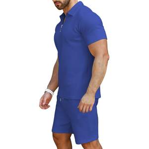 Conjunto de Polo y Pantalones Cortos Deportivos para Hombre, Transpirable, para Gimnasio, Entrenamiento, Atletismo y Running - Product Image 5