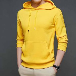 Men Cotton Comfort Hoodie Soft Fleece Pullover Sweatshirt Casual Streetwear Hooded <b>Top</b> Custom Apparel Bulk Supply - Product Image 5