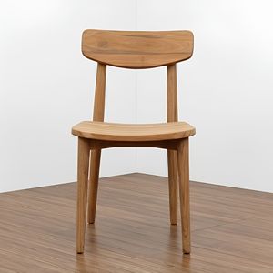 Chaise de salle à manger en teck de plantation en gros, commande en conteneur, distributeur de meubles en bois durable pour restaurants et hôtels - Product Image 2