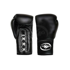 Training Boxing Gloves Leather High Quality Non-Slip Adjustable Wrist <b>Strap</b> Lace-Up Closure UV Protection Customizable Features - Product Image 6