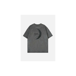 Boxy Fit Laser Cut Ghost Graphic Oversize Tee Halloween Gothic Streetwear Style - Product Image 4