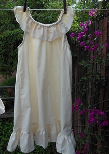 Robe d'été à volants en coton pour maman et fille, vêtement de plage sans manches, tenue assortie ample et confortable, pour vacances paresseuses, - Product Image 3