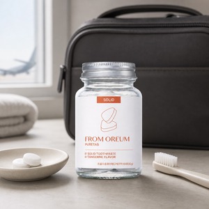 [FROM OREUM] Gamme de produits pour acheteurs de Travel Store avec dentifrice solide saveur mandarine de Jeju pour la vente au détail - Product Image 3
