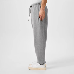 Unisex Baggy Sweatpants Oversized Cotton Streetwear Wide Leg <b>Drawstring</b> Pants Custom logo Heavyweight Gym Casual <b>Trousers</b> - Product Image 4