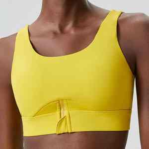 บราออกกำลังกายแบบซิปหน้า ดีไซน์ใหม่ล่าสุด เซ็กซี่ กันกระแทก เหมาะสำหรับโยคะ ฟิตเนส กีฬา ออกกำลังกาย สำหรับผู้หญิง - Product Image 1