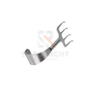 Gorney Maxwell คราด retractor พร้อมสปริงเยอรมันสแตนเลส CE เครื่องมือผ่าตัดชั้น I รุ่น SI-OIS-0001บลัชออน - Product Image 3