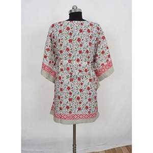 ชุดคาฟตันผ้าฝ้ายแท้ 100% สำหรับผู้หญิง เสื้อคลุมคาฟตันผ้าฝ้ายทำมือ สไตล์โบโฮ ชุดคาฟตันฟรีไซส์ ชุดเดรสคาฟตัน ผ้าฝ้ายเป็นมิตรกับสิ่งแวดล้อม ของขวัญสำหรับเธอ - Product Image 6