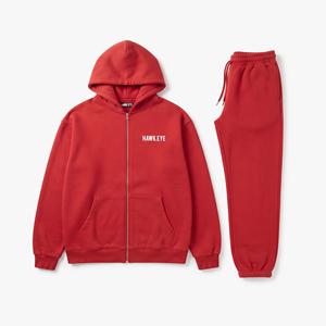 Ensemble de survêtement décontracté 2 pièces pour femme de haute qualité : sweat à capuche oversize zippé et pantalon de survêtement large - Product Image 4