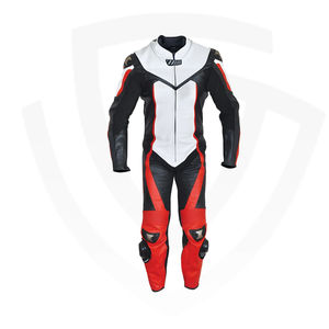 Combinaison de moto en cuir respirante sur mesure, couture de haute qualité, impression de logo personnalisée, couleurs et tailles personnalisées - Product Image 1