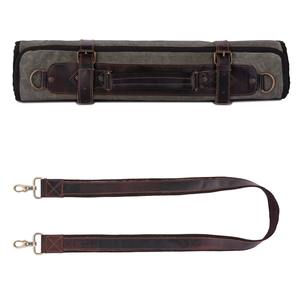 Bolsa de Almacenamiento para Cuchillos de Chef, de Lona y Cuero, de Lujo, Resistente, con Cierre, Organizador Profesional de Cocina, Estuche de Viaje LCKR-0008 - Product Image 1