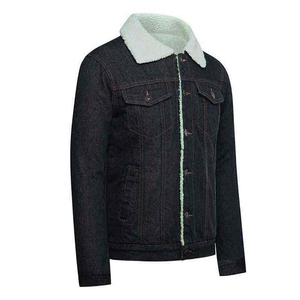 Veste en jean pour femme à manches longues, coupe confortable, style streetwear, OEM, personnalisable, délavage vintage, durable - Product Image 3