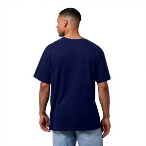 T-shirt pour homme 2024 personnalisé, style streetwear, coupe ample, épaules tombantes, respirant, séchage rapide, 100% polyester - Product Image 2