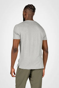 Camiseta Personalizada al por Mayor para Hombre, de Cuello Redondo, Ajuste Holgado, Estilo Urbano, con Lavado Ácido, de Tela Gruesa - Product Image 3